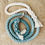 Thumbnail: Sage Green Cotton Rope Dog Leash American Made Hand Crafted Custom Pet Leash Dog