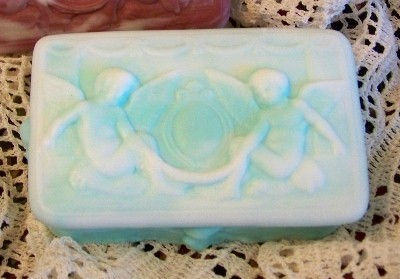 French Cherub Chipped Rock Soap Barr Mold