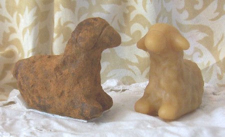 Thumbnail: Colonial Sitting Sheep/Lamb Soap and Beeswax Tart Mold