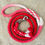 Thumbnail: Red Cotton Rope Dog Leash American Made Hand Crafted Custom Pet Leash Dog