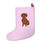 Thumbnail: Dachshund Christmas Stocking Pink Custom Personalized  Dog Mom Doxie