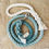 Thumbnail: Sage Green Cotton Rope Dog Leash American Made Hand Crafted Custom Pet Leash Dog