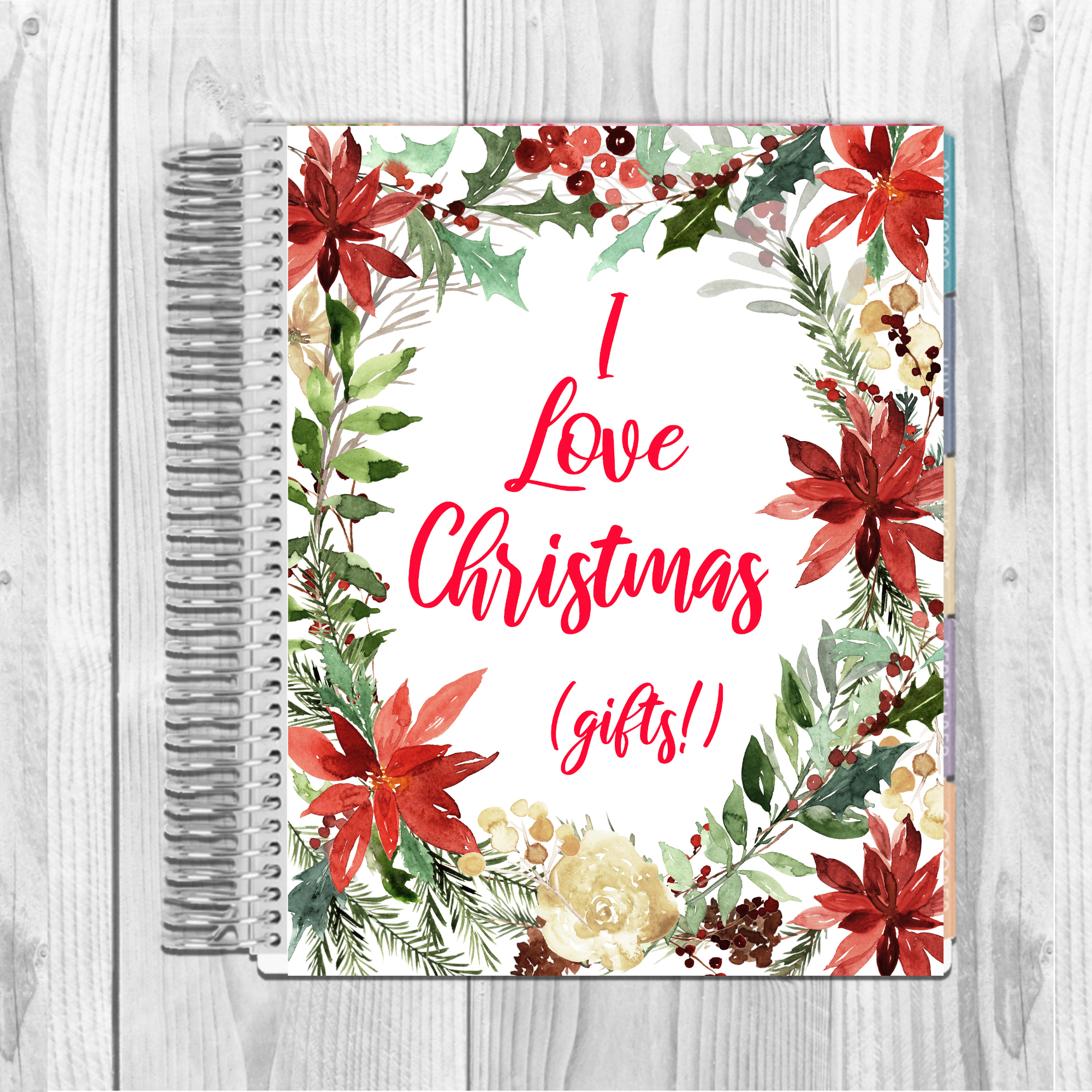 Printable Christmas Humor funny Erin Condren Cover Dashboard Winter Divider