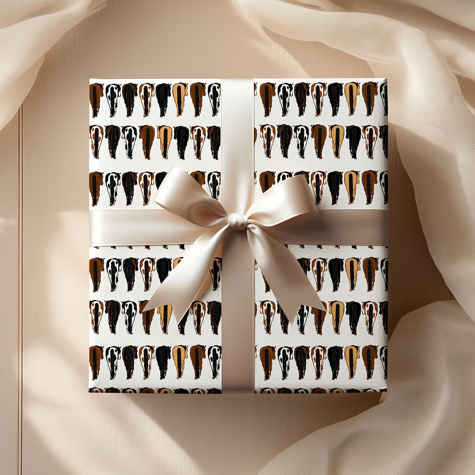 Thumbnail: Horse Lovers Wrapping Paper Gift Wrap