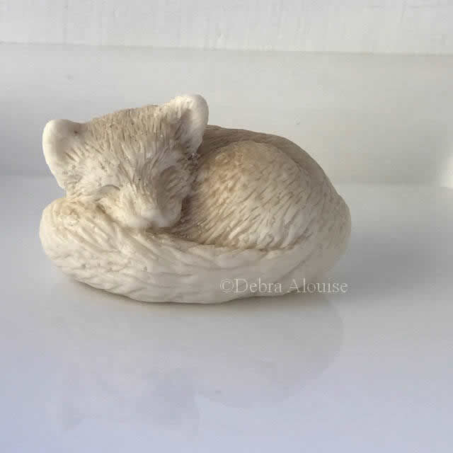 Thumbnail: Sleeping Cuddles Up Kitty 3D Soap Mold