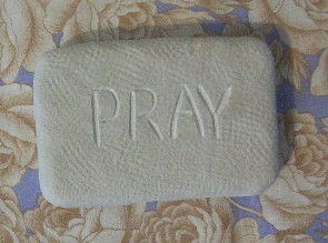 Thumbnail: Pray Carved Soap Bar Mold