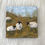 Thumbnail: Sheep Landscape Original Oil Painting