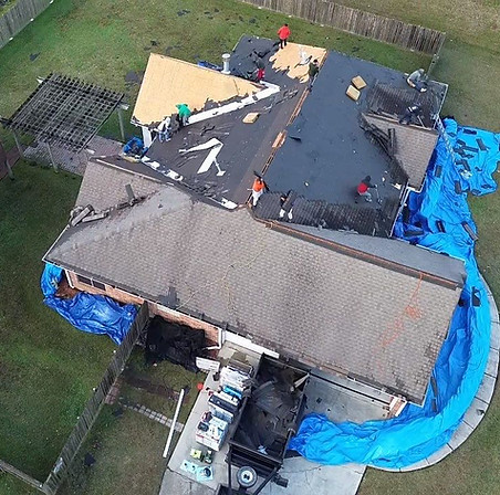 Residential roof replacement in Lacombe, LA by Olympian Roof