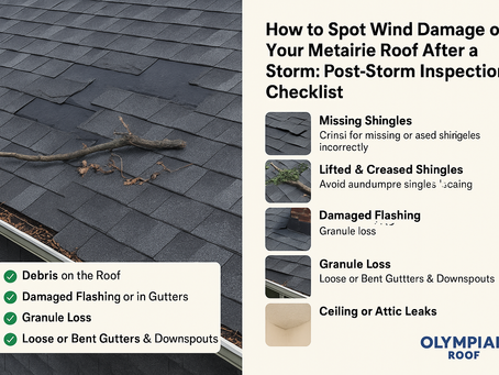 How to Spot Wind Damage on Your Metairie Roof After a Storm: Post-Storm Inspection Checklist