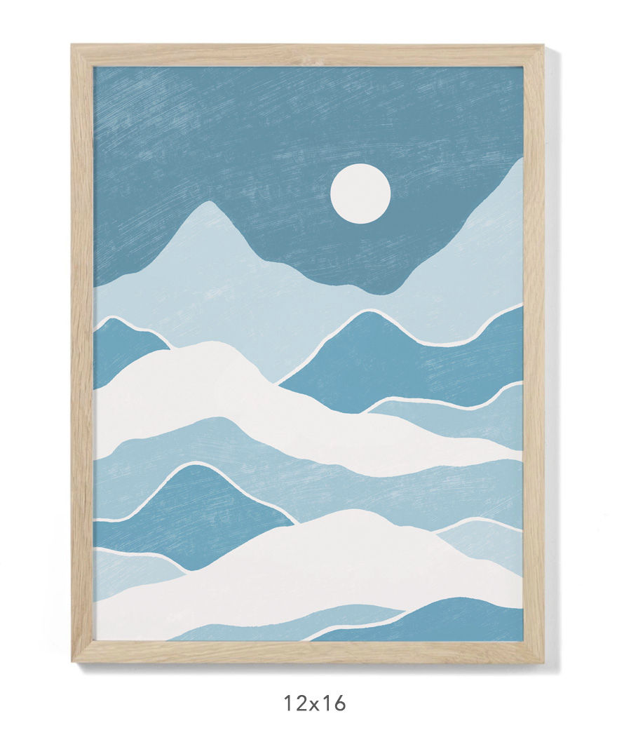 Thumbnail: Blue Mountain Print