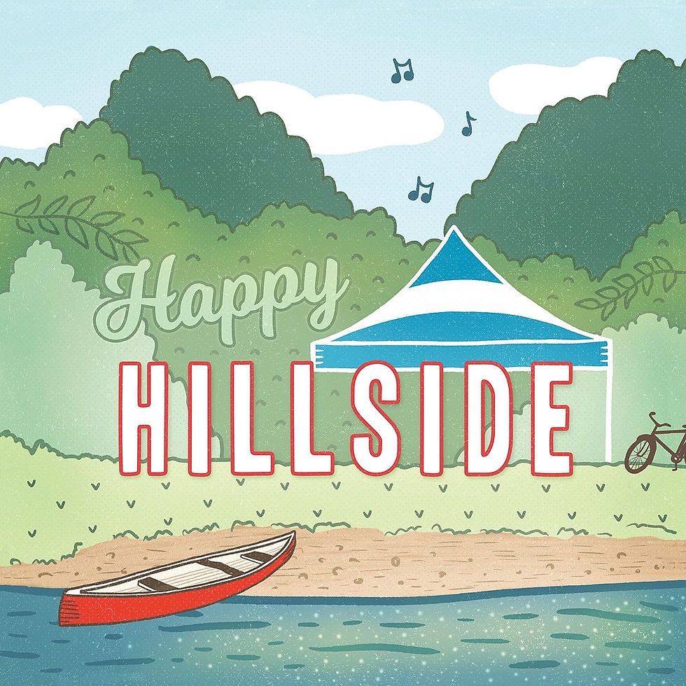 Thumbnail: Happy Hillside Print