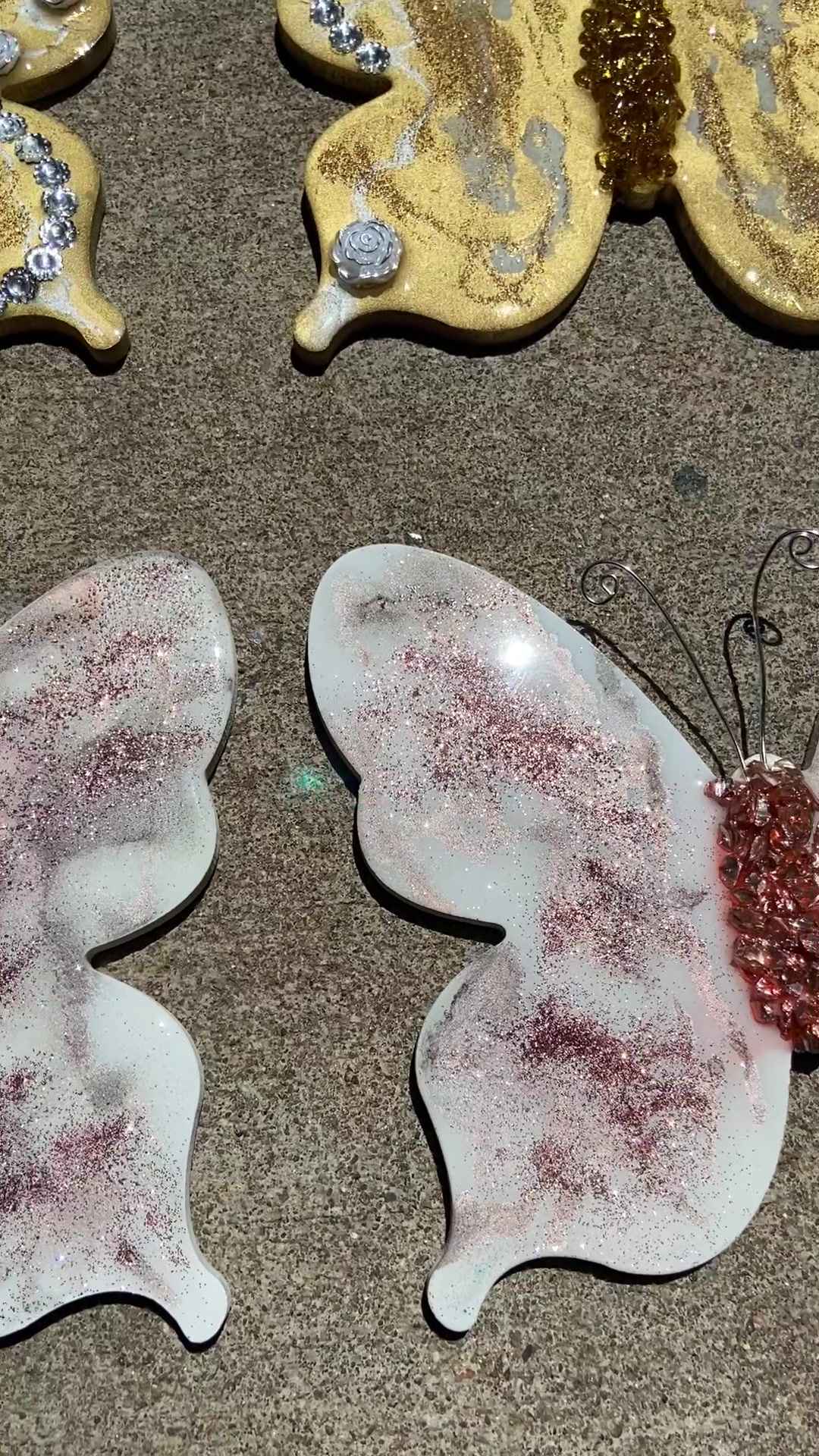 Set of 2 Butterfly Wall Decor