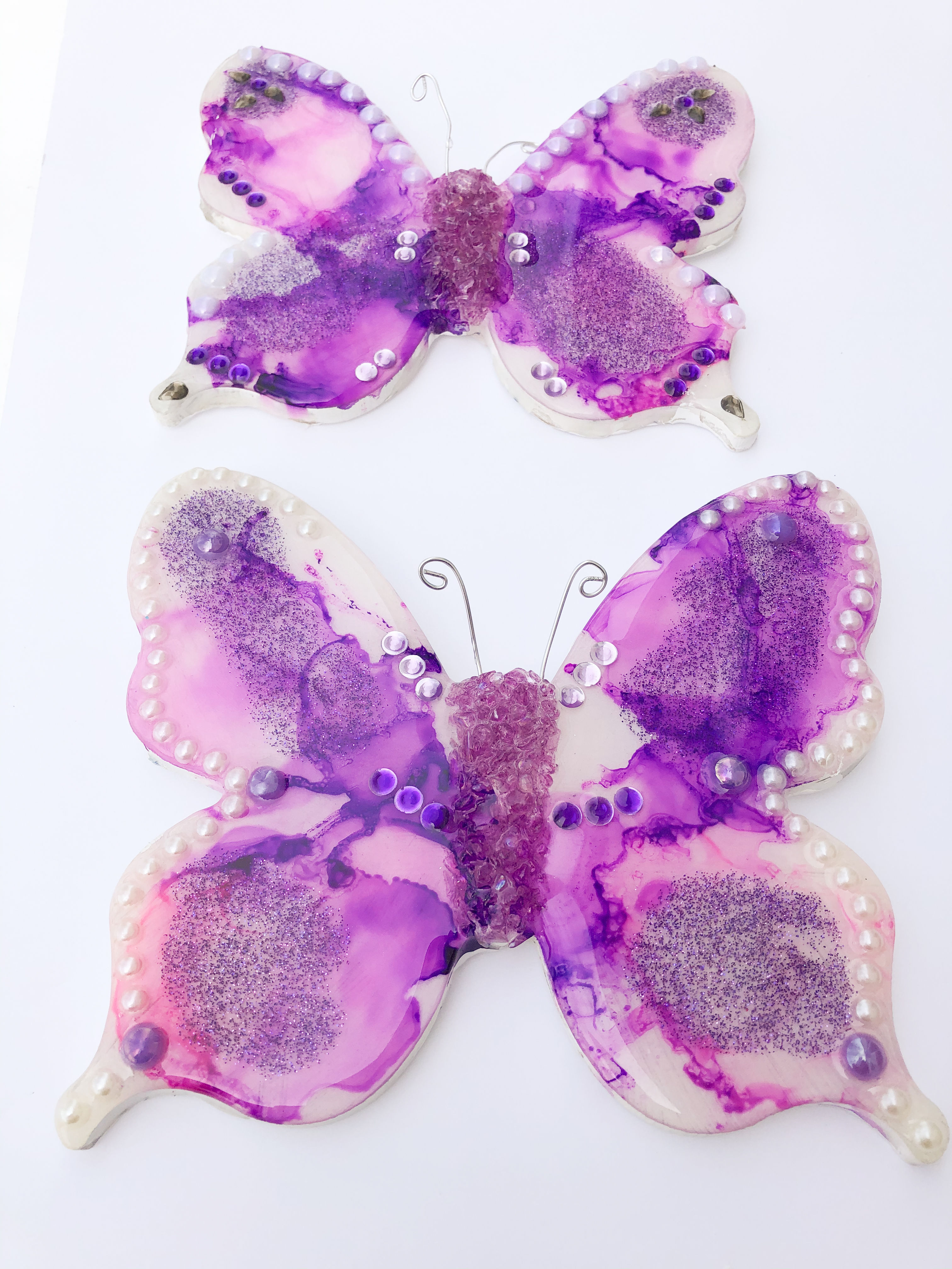 Set of 2 Butterfly Wall Decor