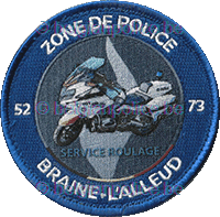 Patch traffic unit police Braine-L'Alleud
