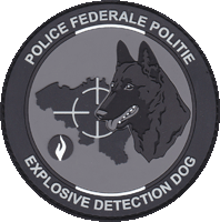 Police fédérale appui canin (DACH) explosive detection dogs