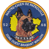 PZ West Walloon Brabant Patrol dog handler