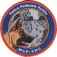 Police fédérale appui canin (DACH) maitre-chien pisteur