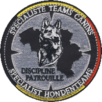 Ecole de police Bruxelles ERIP GIP Spécialiste Team Canins