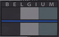 Police thin blue line belgium belgique