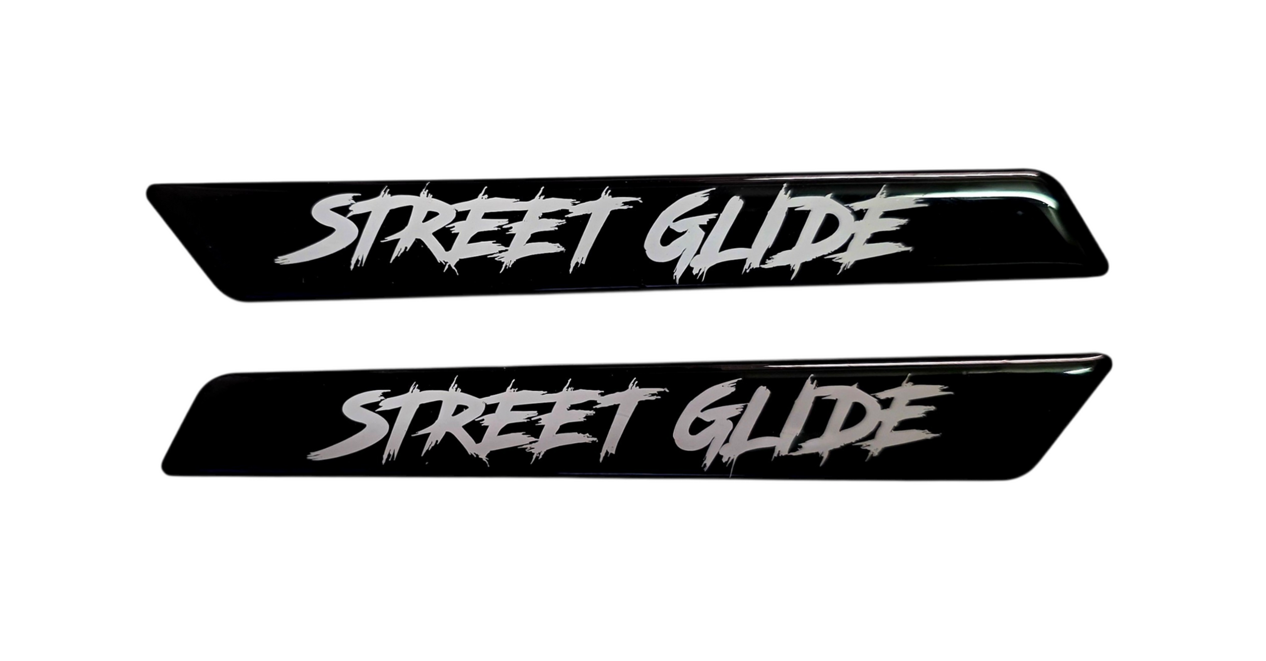 HARLEY TOURING SADDLEBAG BADGE INSERTS - STREET GLIDE