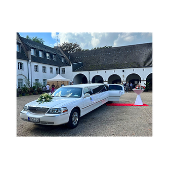 Weiße Limousine