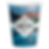 A biodegradable paper cup branded in full colour