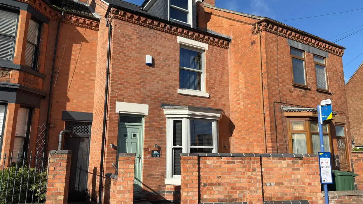 Exterior of luxury student accommodation near Loughborough University.