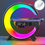 Thumbnail: Multifunction Wireless Charger Stand Pad RGB Light Alarm Clock Speaker For iPhon