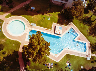 Outdoor Pool from Above