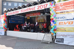 Bühnenwerbung Osterfelder Stadtfest