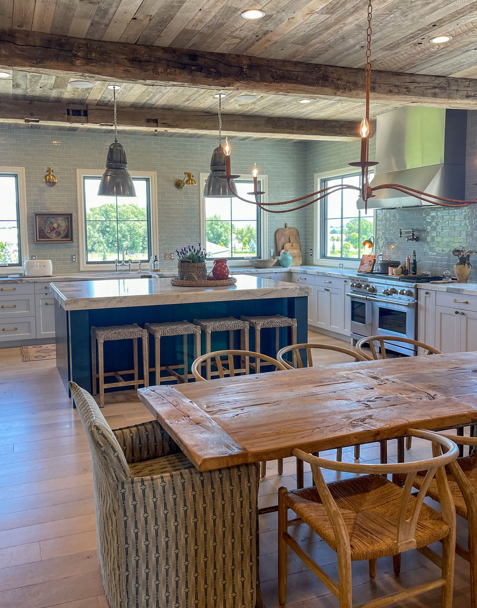 Flemish Estate ~ Kitchen Table East View