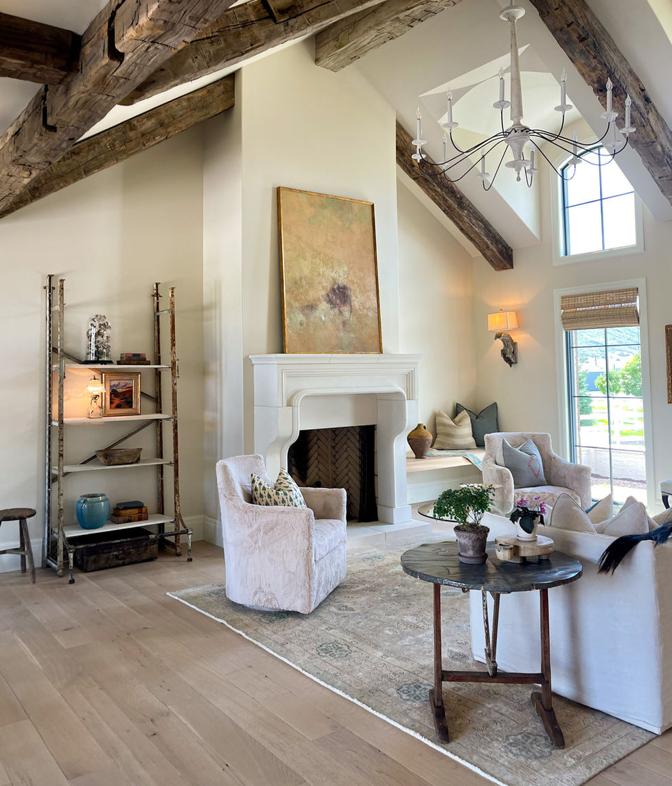 Flemish Estate ~ Living Room Southwest View