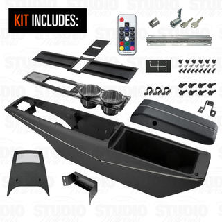 ともぷち1969              【ハーヴェル スタジオ】 Complete Center Console With Cupholders For Manual Chevelle/El