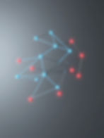 Connected data network representing AI-powered market research.