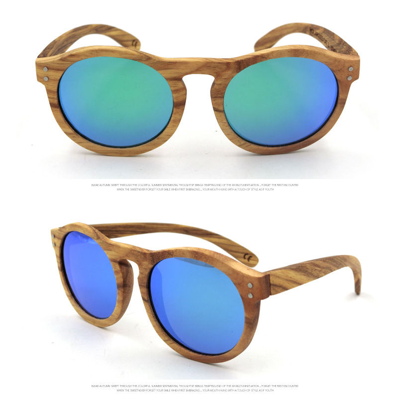 Thumbnail: Environmental Zebra Wooden Luxury Sunglass Handmade