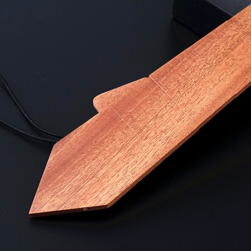 Thumbnail: New EcVendor Wood Necktie Natural time for Men