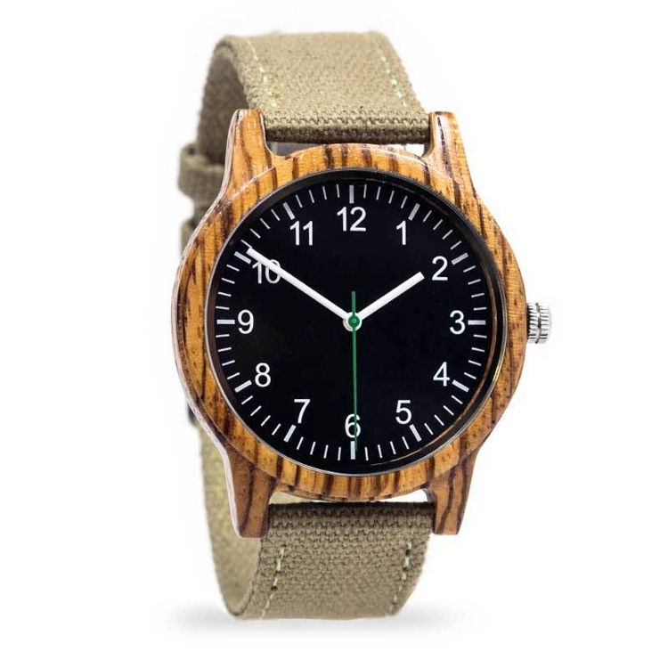 New Zebra wood Watch wristwatch Original wooden watch from EcVendor