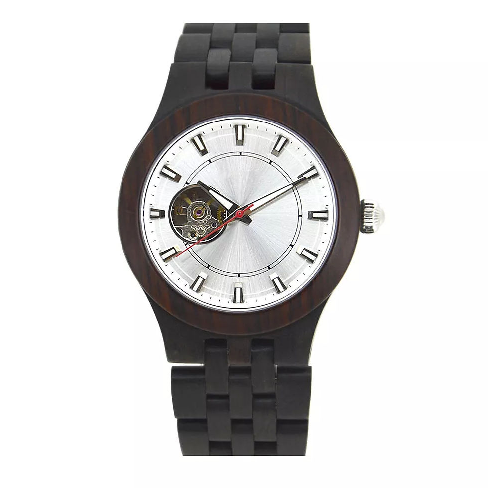 Thumbnail: Olive Wood Watch Handmade Woodwatch from EcVendor
