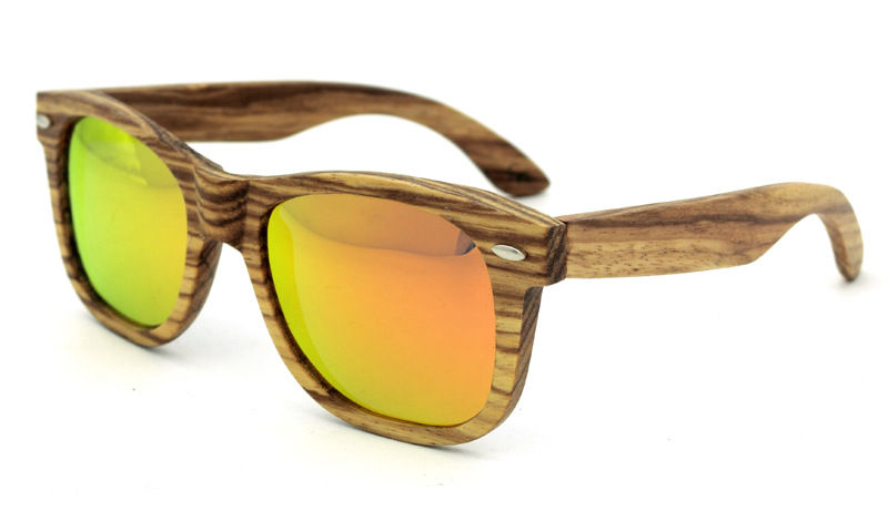 Thumbnail: Unisex Zebra Wooden Luxury Natural Sunglass