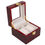Thumbnail: 2 Grids Watch Display Box Red High Light Lacquer Wood Gift Box