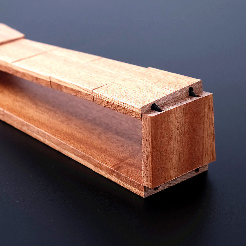 Thumbnail: Natural tie for MenEcVendor Red Wood Necktie Fashion