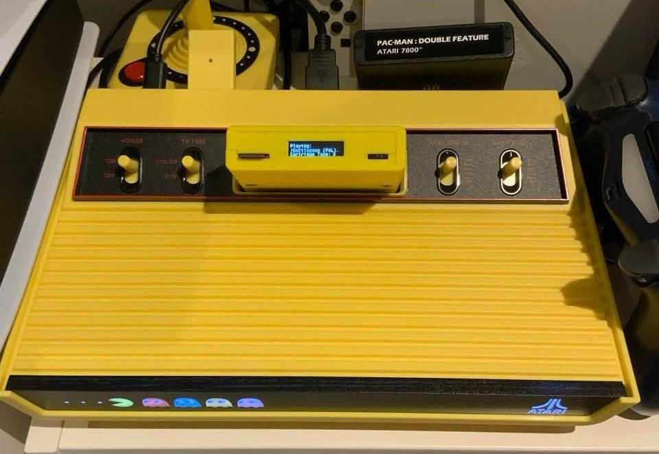 Thumbnail: Unocart+ for Atari 2600+ and 7800+ | Yellow Edition