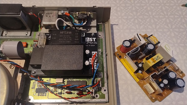 Atari MegaFile PSU installed