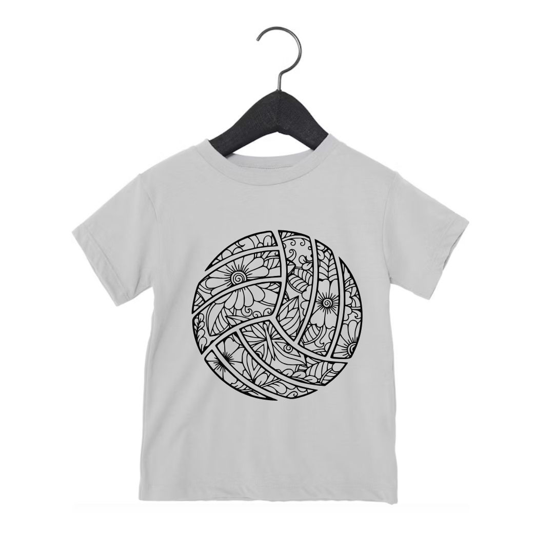 Floral Volleyball design