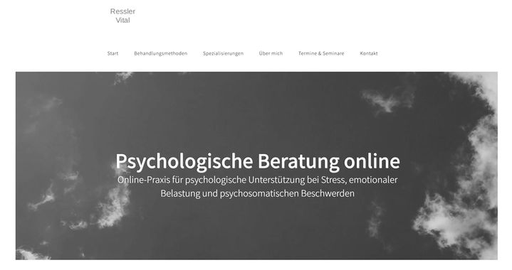 Website für Psychologische Beratung