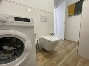 Waschmaschine im Penthouse