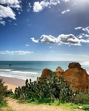 Sandstrand an der Algarve