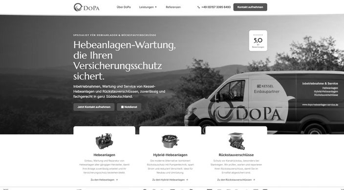 Website kleines Unternehmen erstellt