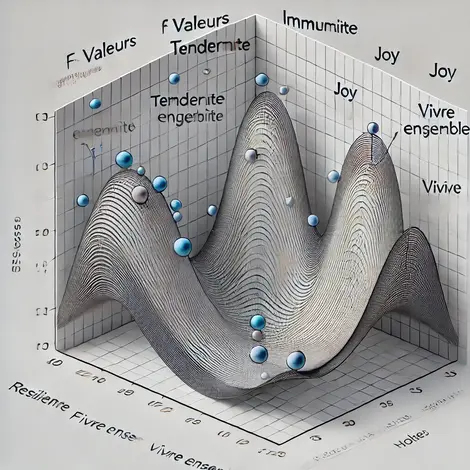 DALL·E 2025-01-19 16.08.19 - A precise 3D scientific plot where three axes are labeled f(valeurs), f(immunité), and f(vivre ensemble), each axis ranging from 0 to 1. Smooth curves