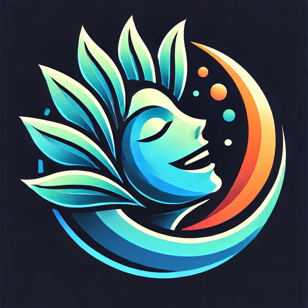 DALL·E 2025-02-02 14.30.56 - A modern and artistic logo for 'Bloom' featuring a stylized face opening up like a blooming flower, with a warm and radiant smile. The smile symbolize